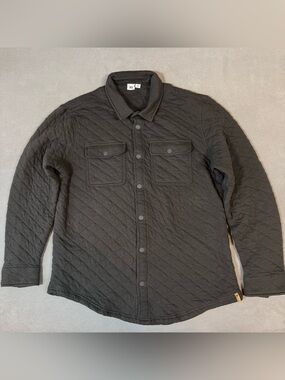 Tentree Shirt Jacket Mens XL Quilted Button Down Shacket 10tree Collared